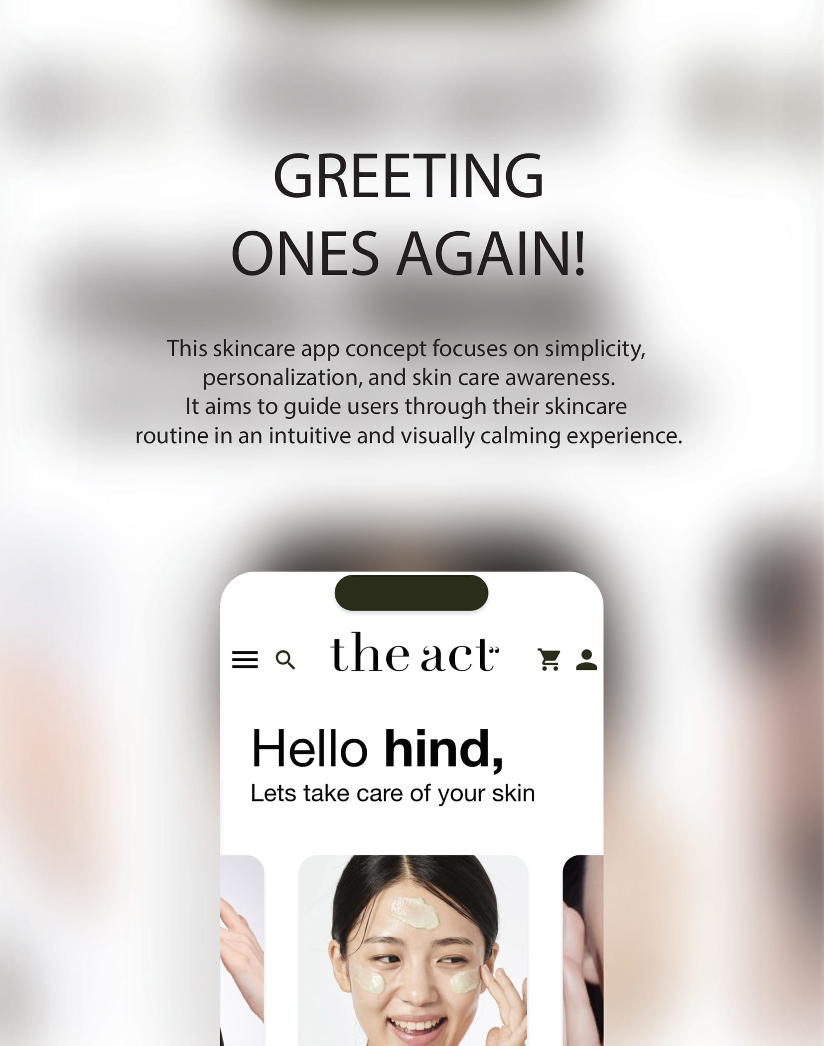 The Act — Skincare App